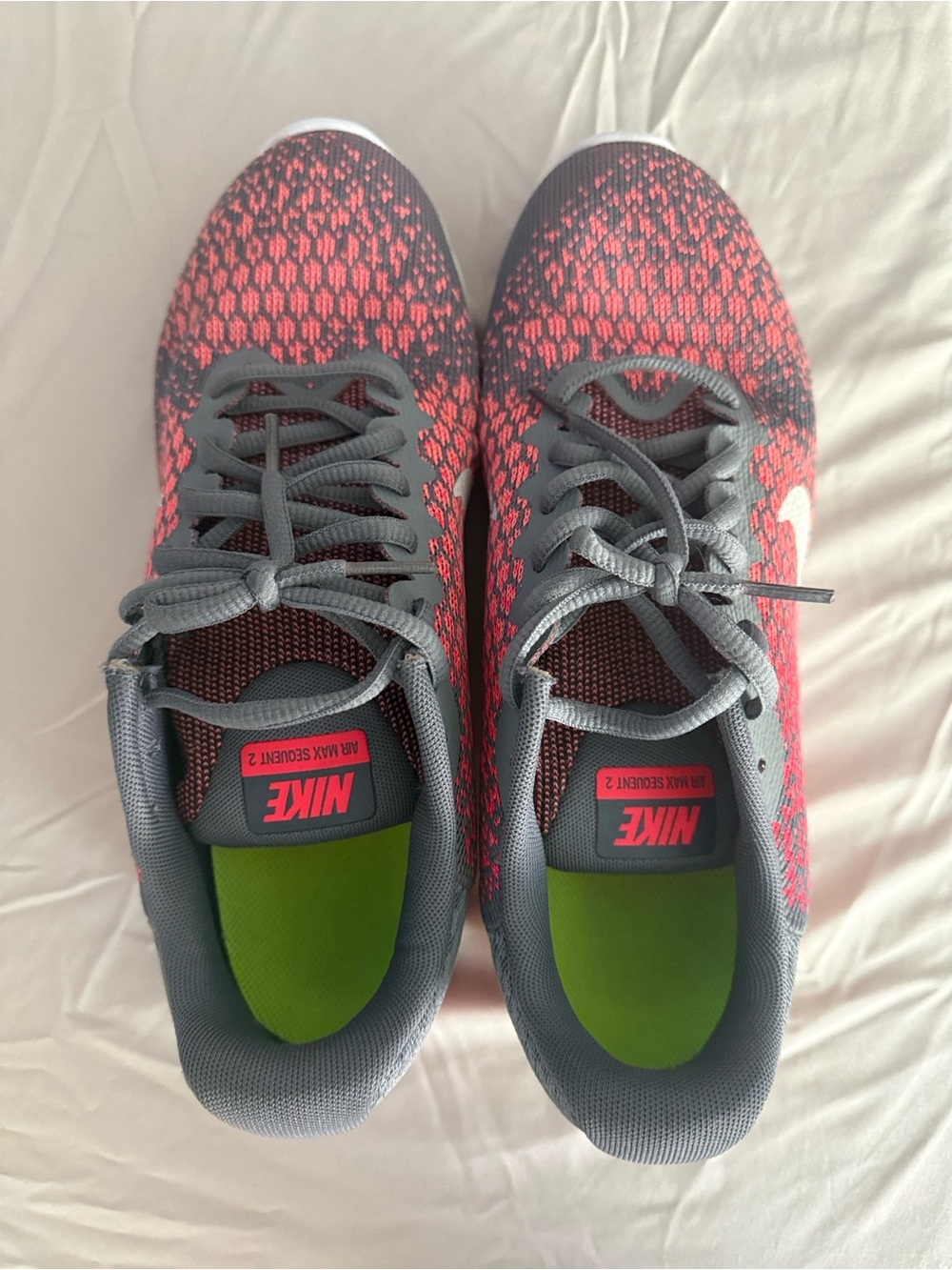 Nike Running Shoes - Gray & Coral